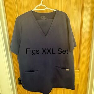 Figs Navy Blue Scrub Set XXL - Women’s